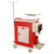6-Drawer Tall Emergency Crash Cart, Breakaway Lock and Accessory Package