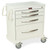 Lightweight Aluminum Nursing Cart with Key Lock and Quiet Rolling Casters