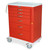 6-Drawer Tall Emergency Crash Cart, 37.5" W x 22" D x 42.75" H, Breakaway Lock
