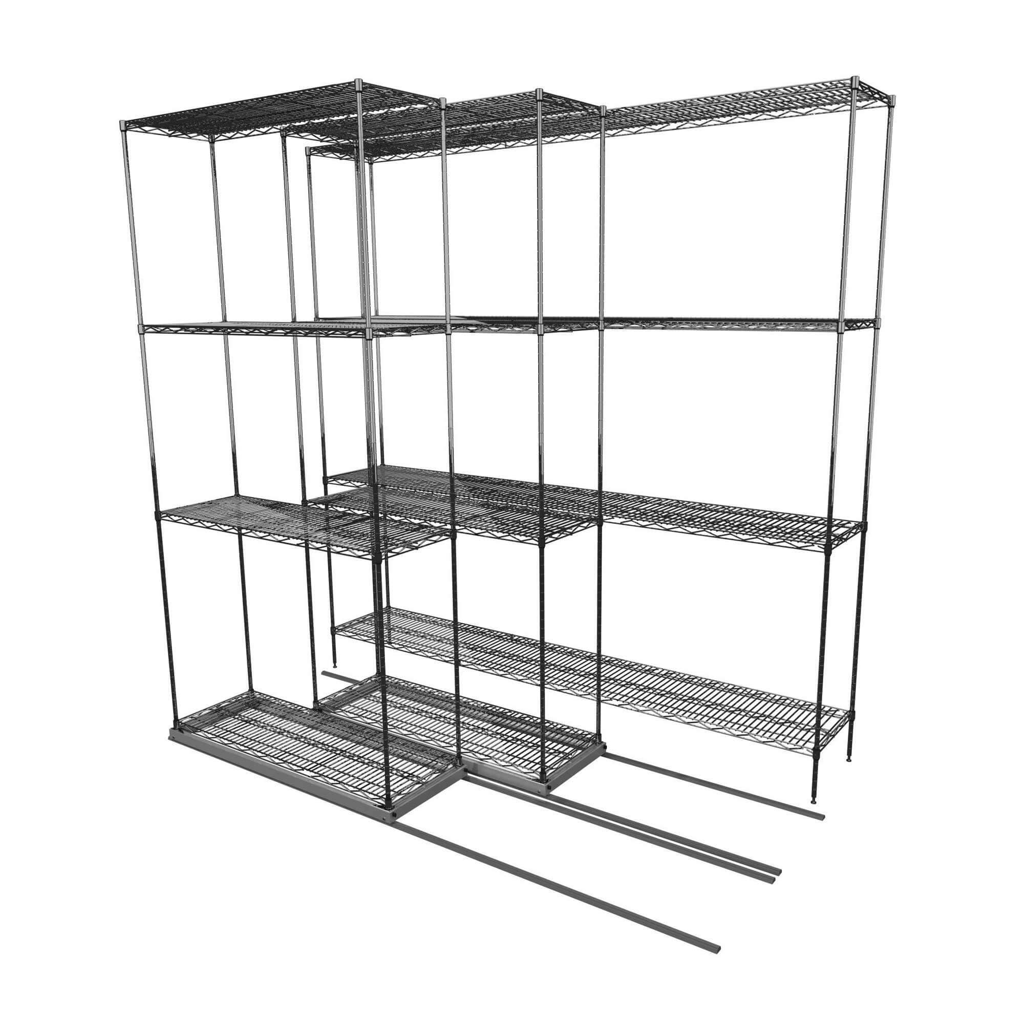 Image of product Sliding Wire Shelving
