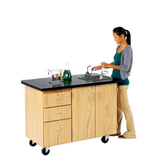 Image of product Rolling Lab Workstations with Sink