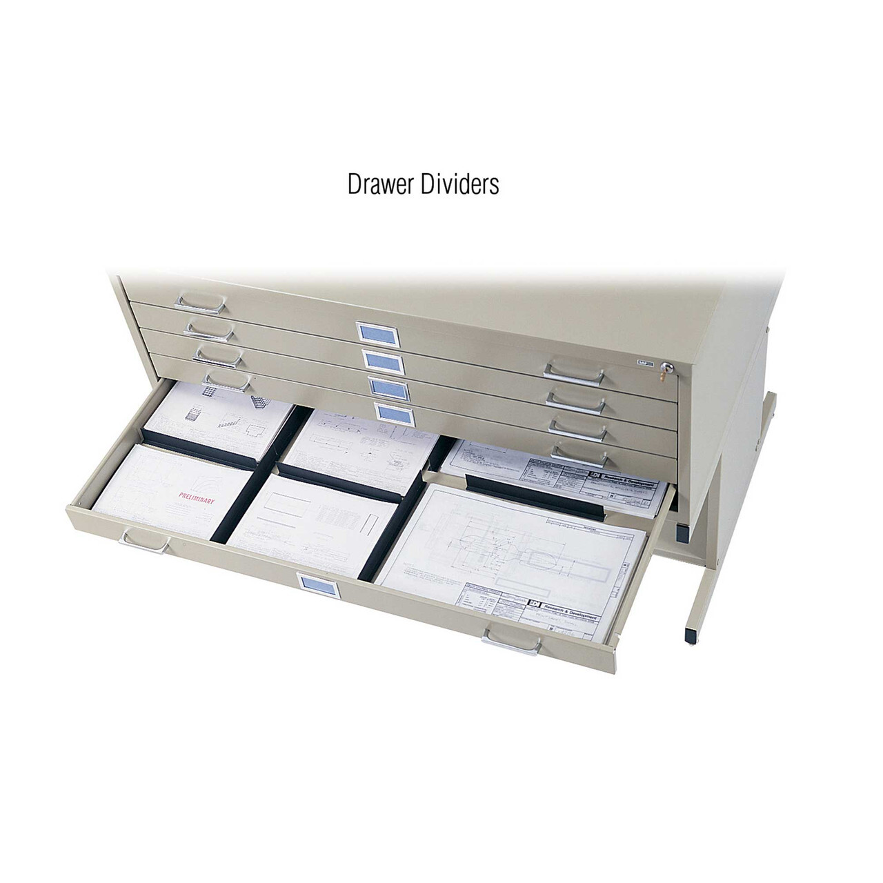 Image of product Flat File Drawer Dividers