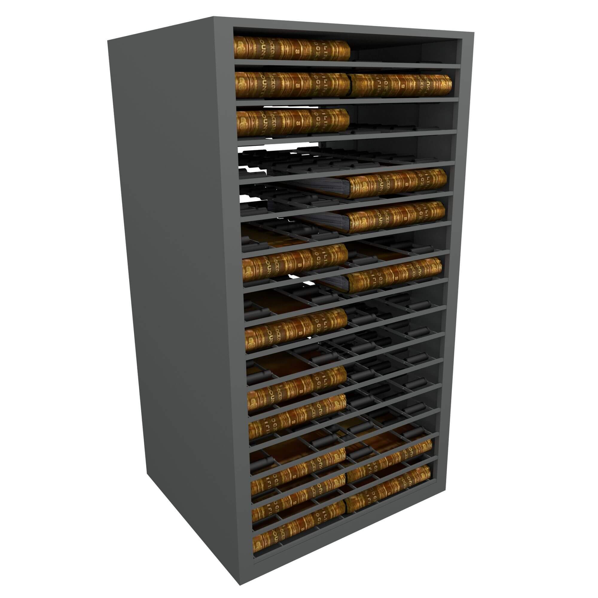 Image of product Deed Book Roller Shelving