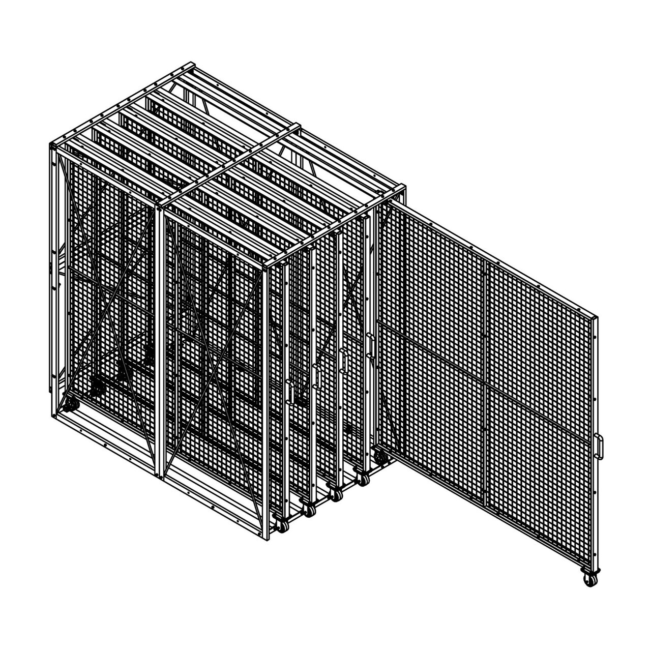 Image of product Pull-Out Art Storage Racks