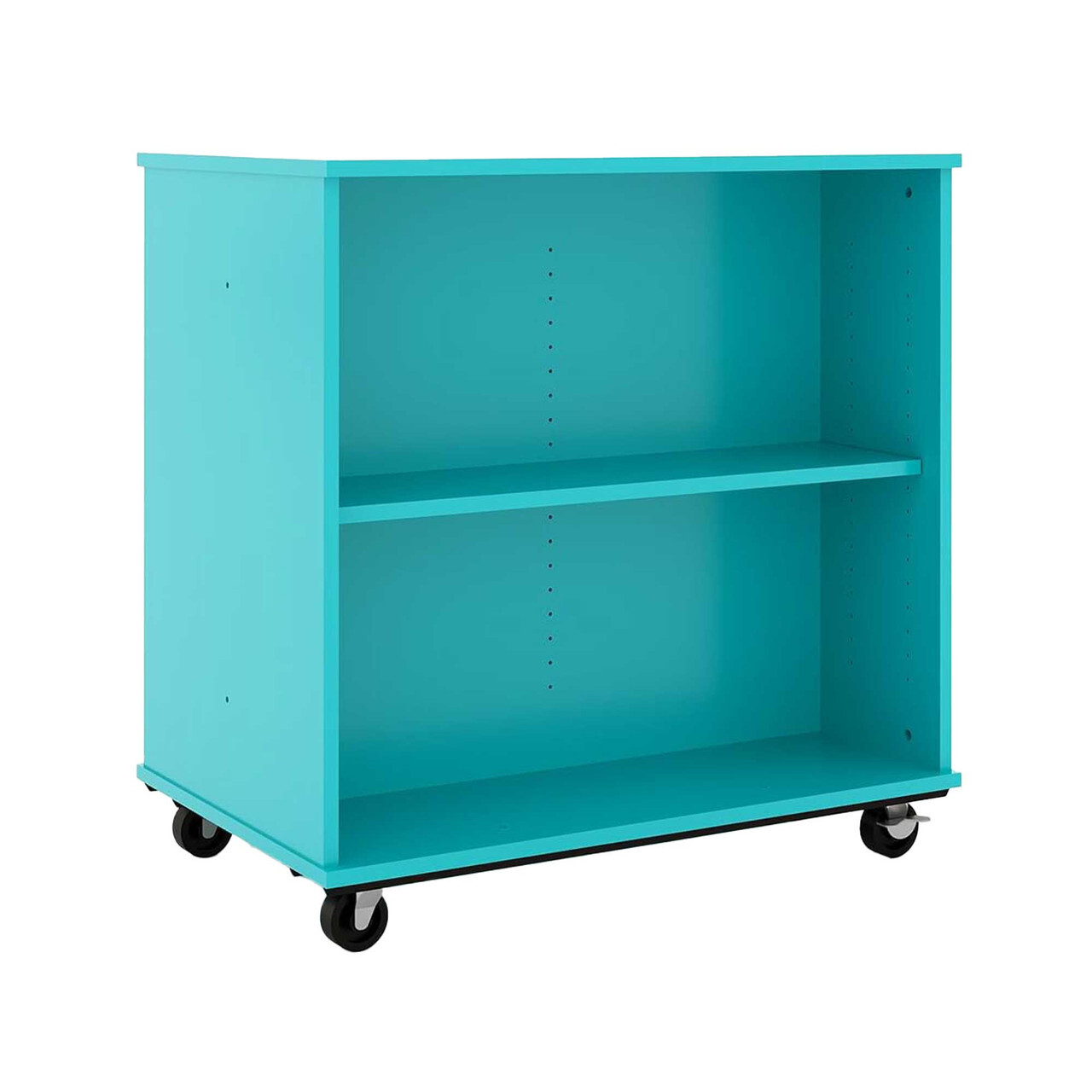 Image of product Wood Shelving on Wheels