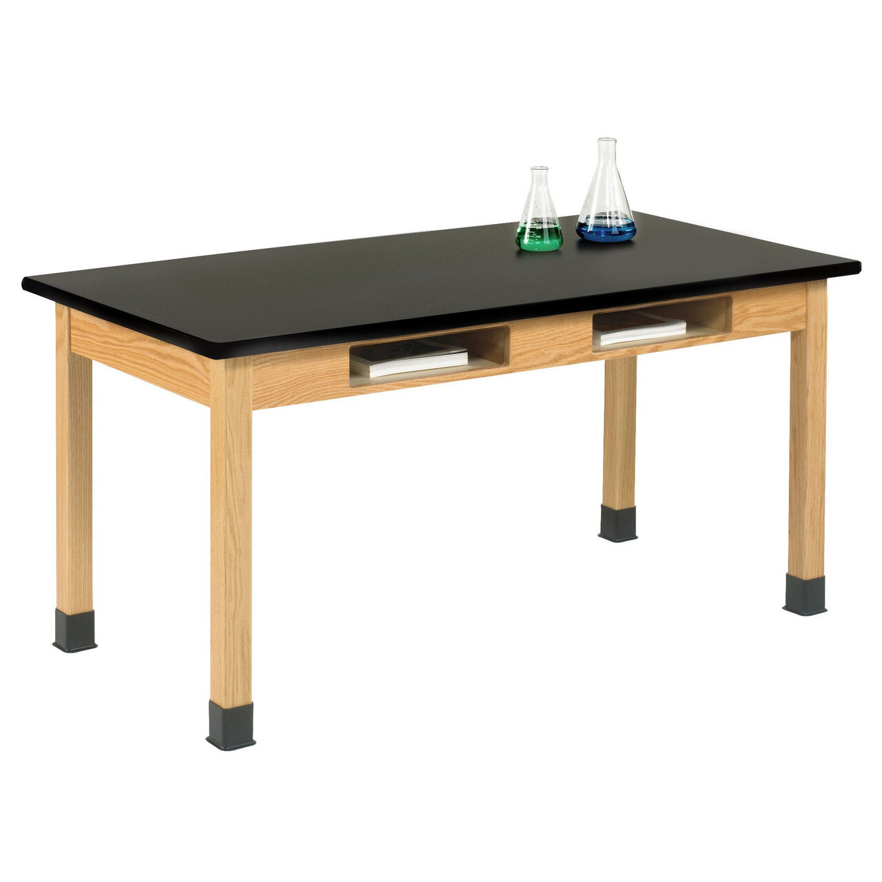 Image of product Lab Table with Book Storage