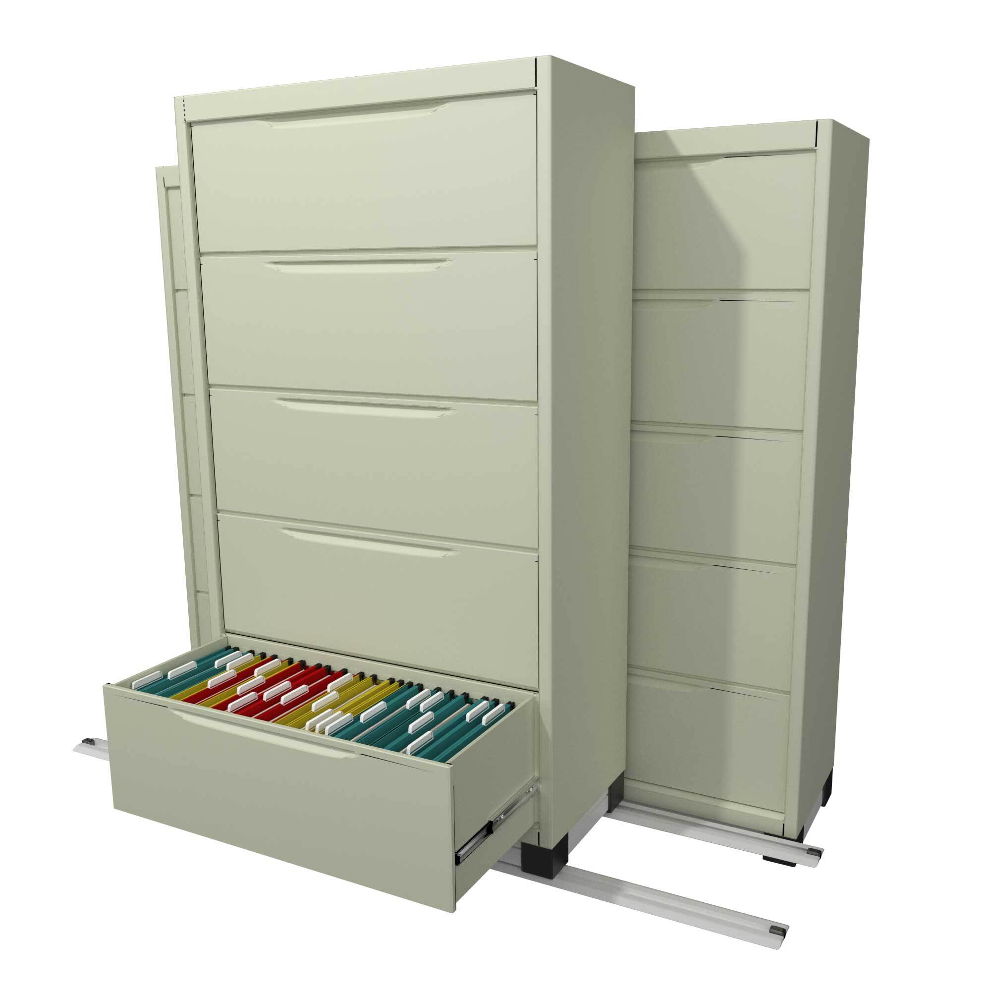 Image of product Filing Cabinets on Tracks
