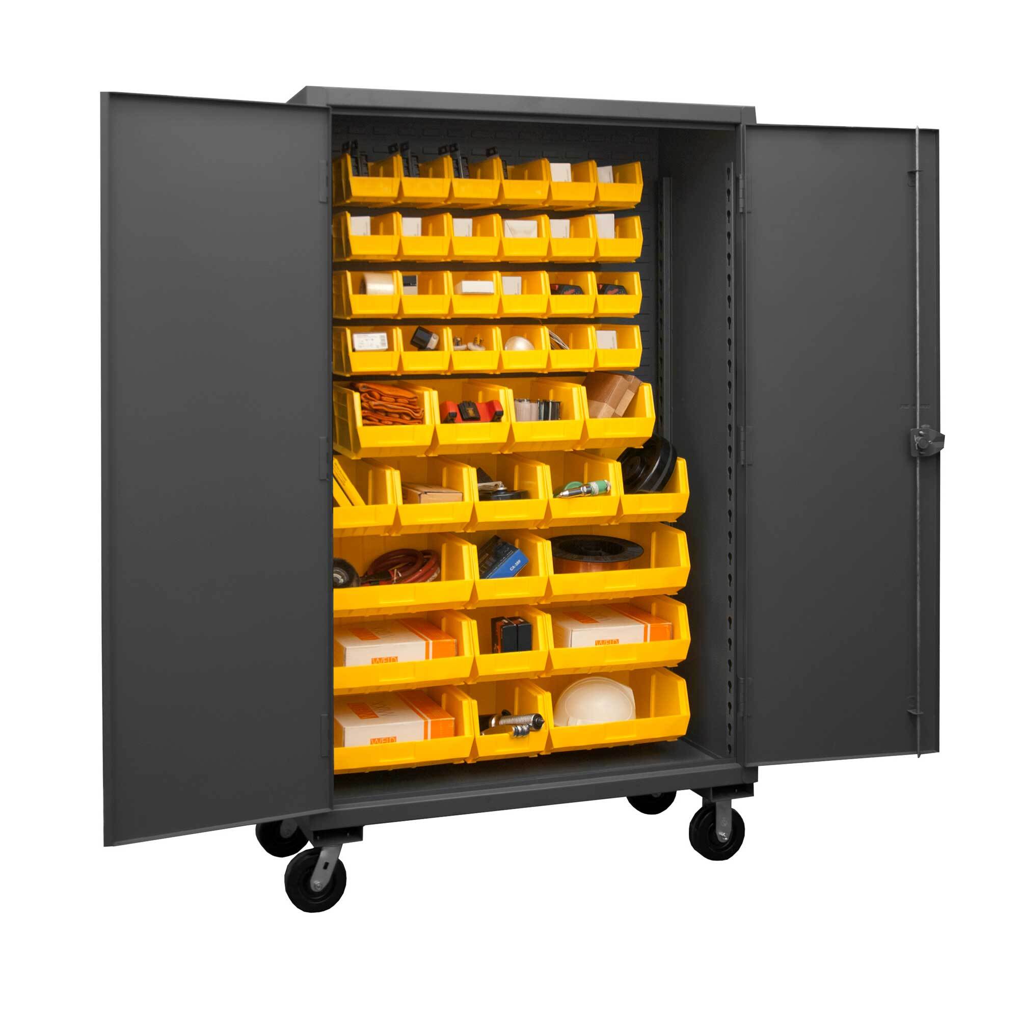 Image of product Rolling Cabinets with Storage Bins