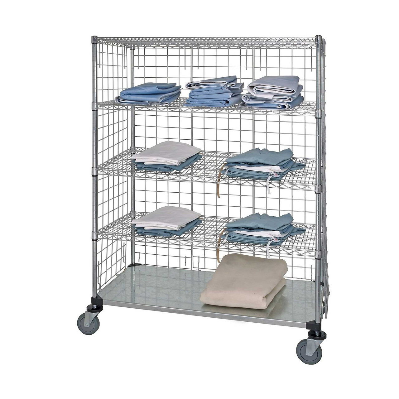 Image of product Mobile Wire Shelving Carts