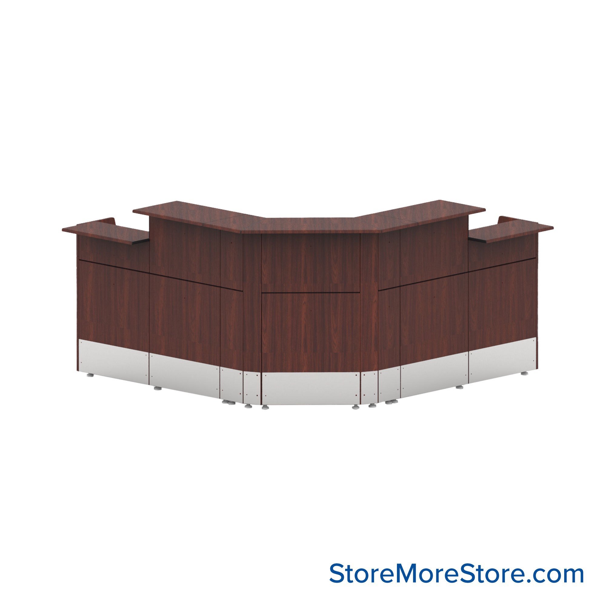 Security Desk Blossom Cherrywood[https://cdn11.bigcommerce.com/s-ae8l2aaf6n/product_images/attribute_value_images/29647.preview.png?t=1733944679] Dark Gray Powder Coat[#202932] SKU SMS-03-V133-SCA8630C-BCHE-DGRY