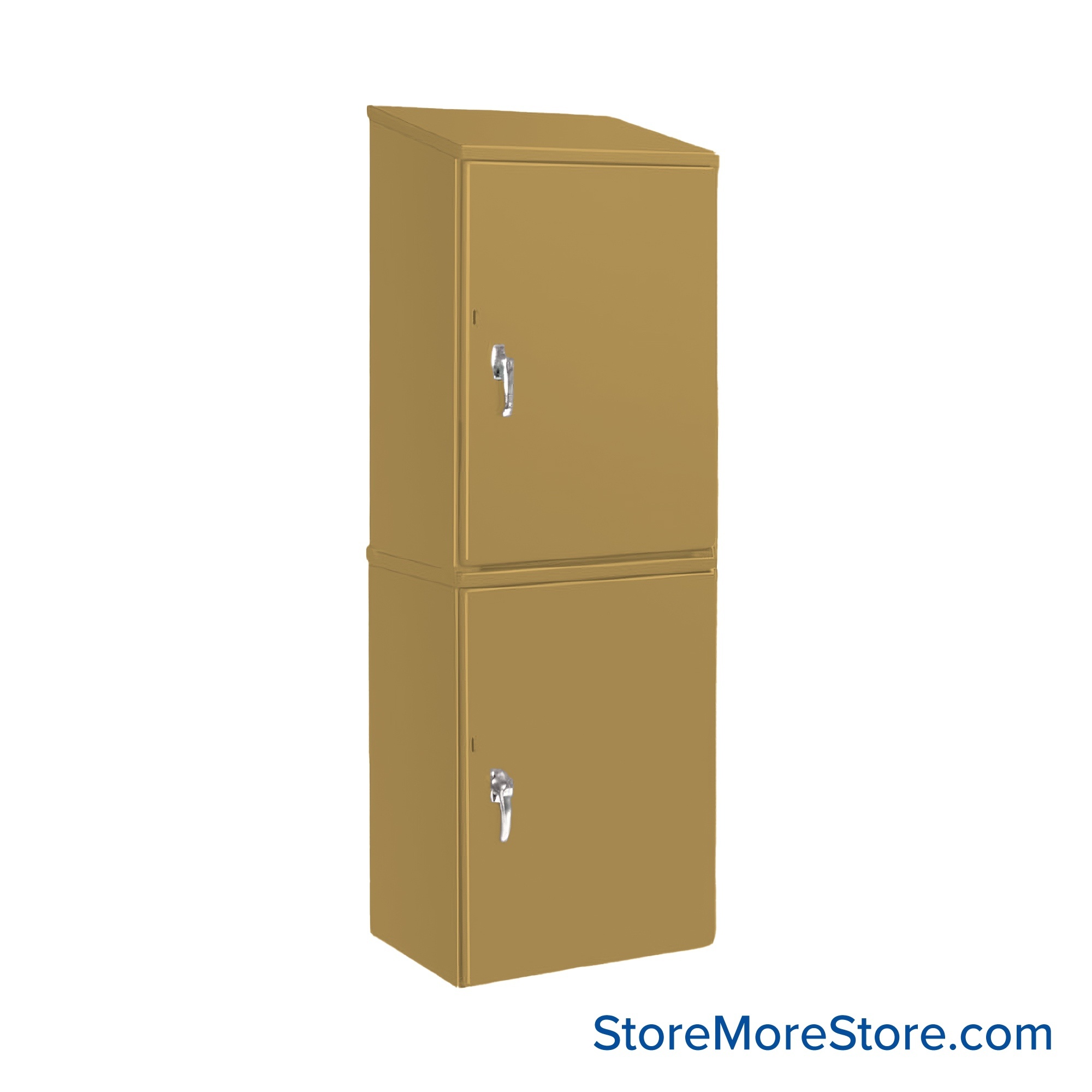 Stackable Storage Lockers Beige[#D2AA5A] SKU SMS-05-V115-DPL-1621-BG