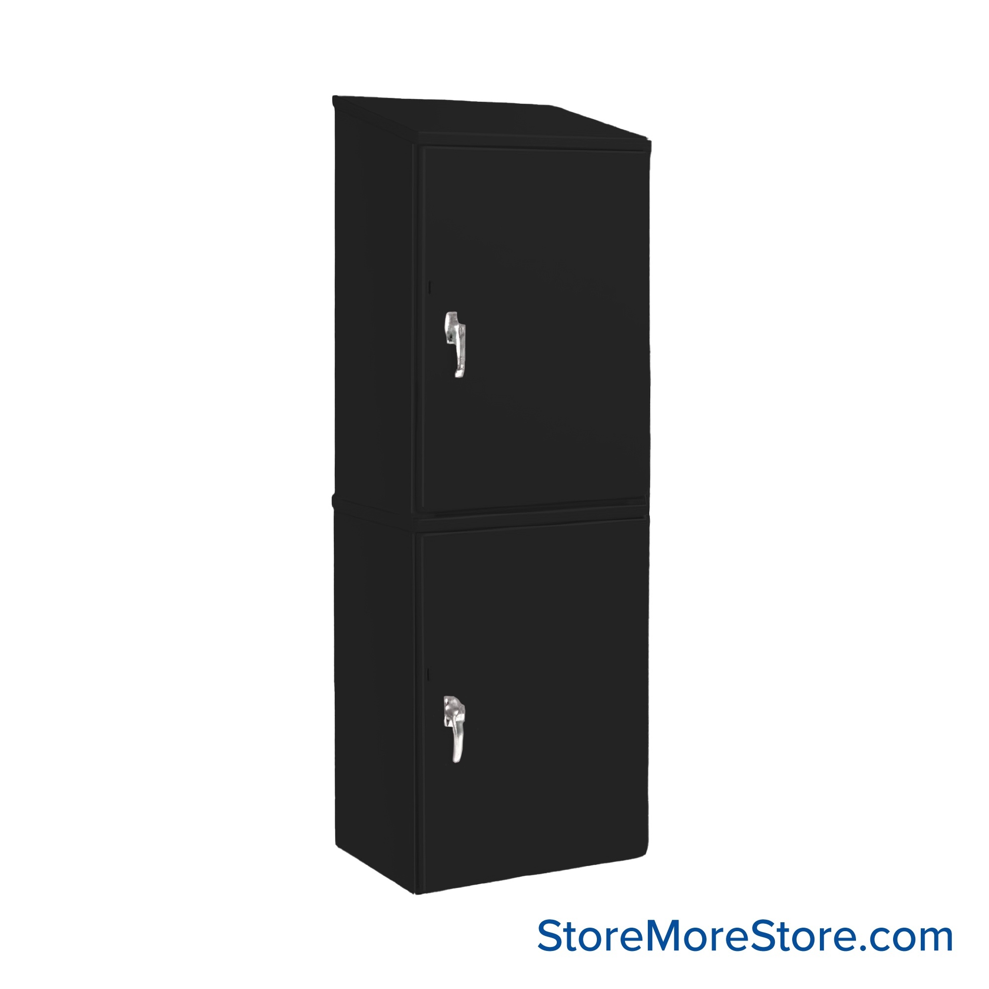 Stackable Storage Lockers Black[#030303] SKU SMS-05-V115-DPL-1621-BK