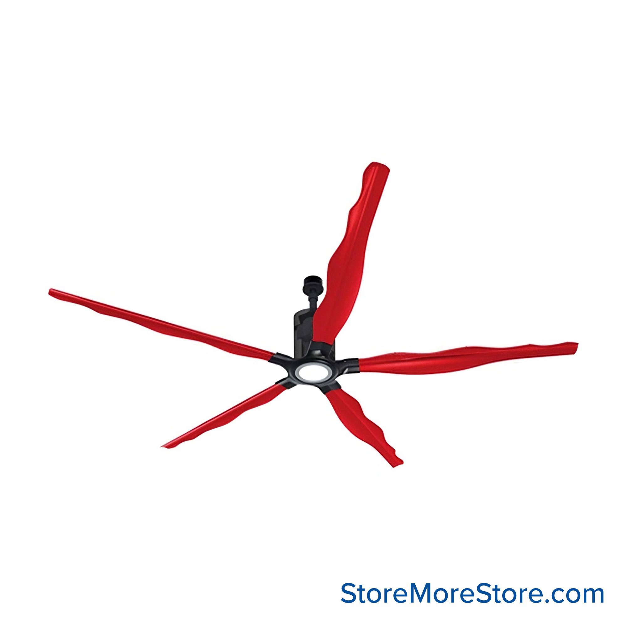 Big Commercial Ceiling Fan Radiance[#D60F1B] SKU SMS-09-V36-RLCX0010-RAD