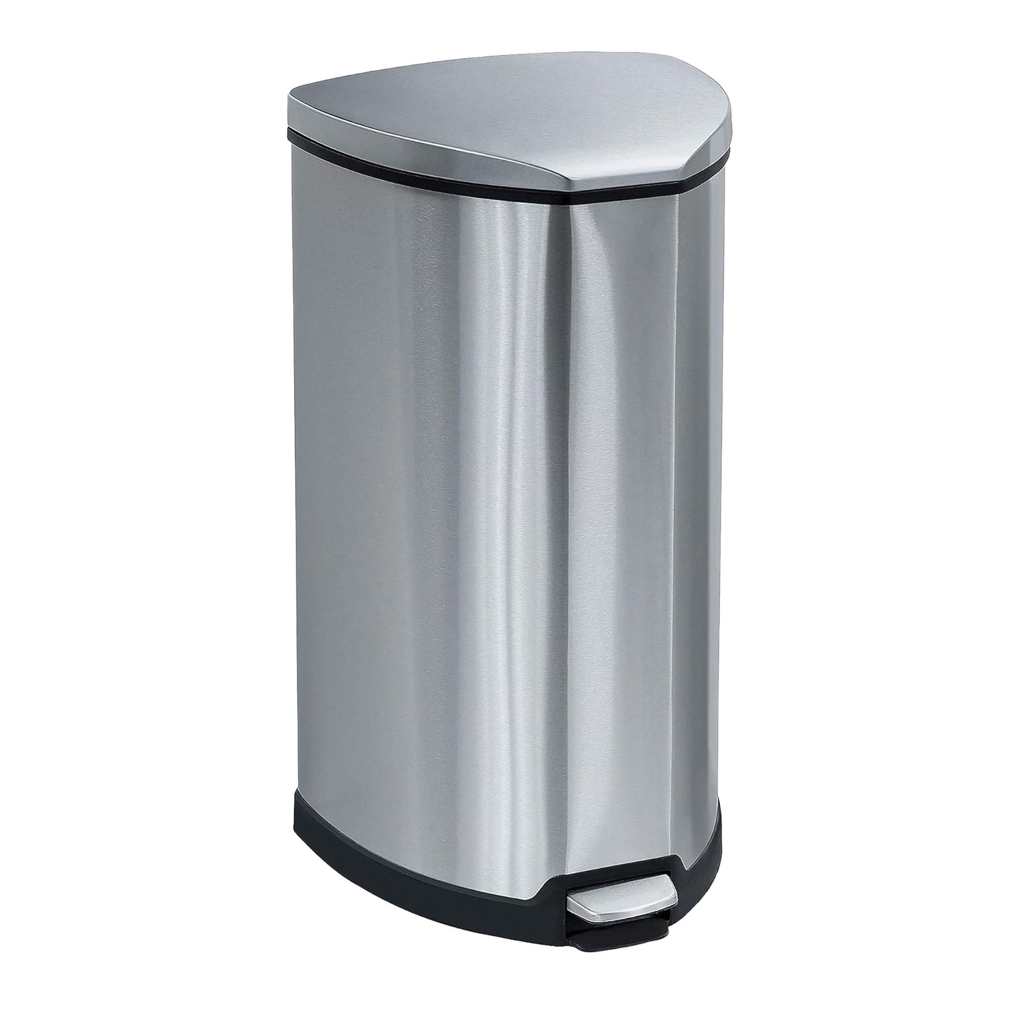 Stainless Step-On Trash Cans 4, 7, 10 Gallon 10 Gallons SKU SMS-12-V37-9687SS