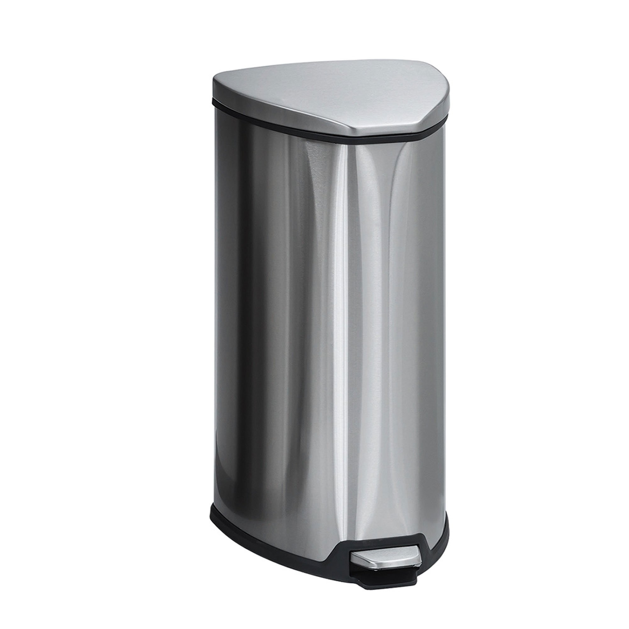 Stainless Step-On Trash Cans 4, 7, 10 Gallon 4 Gallons SKU SMS-12-V37-9685SS