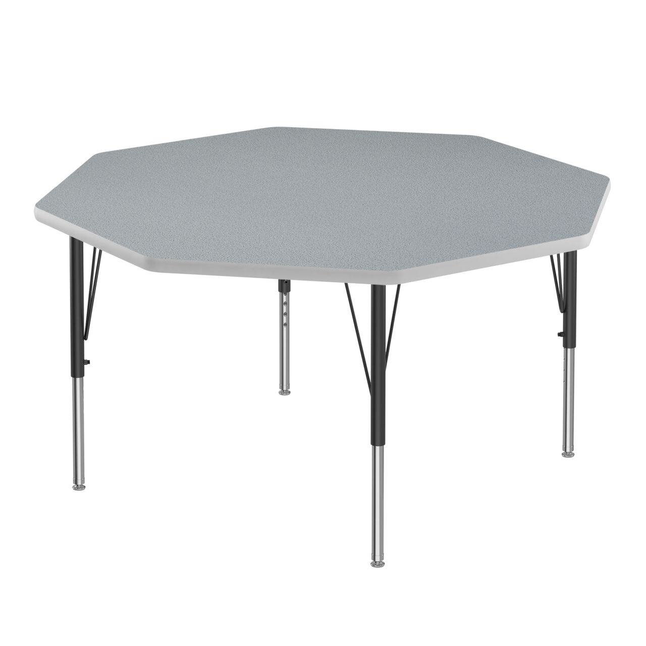 Adjustable Height Activity Tables-Octagonal Shaped Gray Granite[https://cdn11.bigcommerce.com/s-ae8l2aaf6n/product_images/attribute_value_images/38509.preview.jpg?t=1741102011] Gray[https://cdn11.bigcommerce.com/s-ae8l2aaf6n/product_images/attribute_value_images/38522.preview.png?t=1741102019] Black/Chrome[https://cdn11.bigcommerce.com/s-ae8l2aaf6n/product_images/attribute_value_images/38529.preview.jpg?t=1741102025] SKU SMS-04-V28-A48-OCT-15-09-13