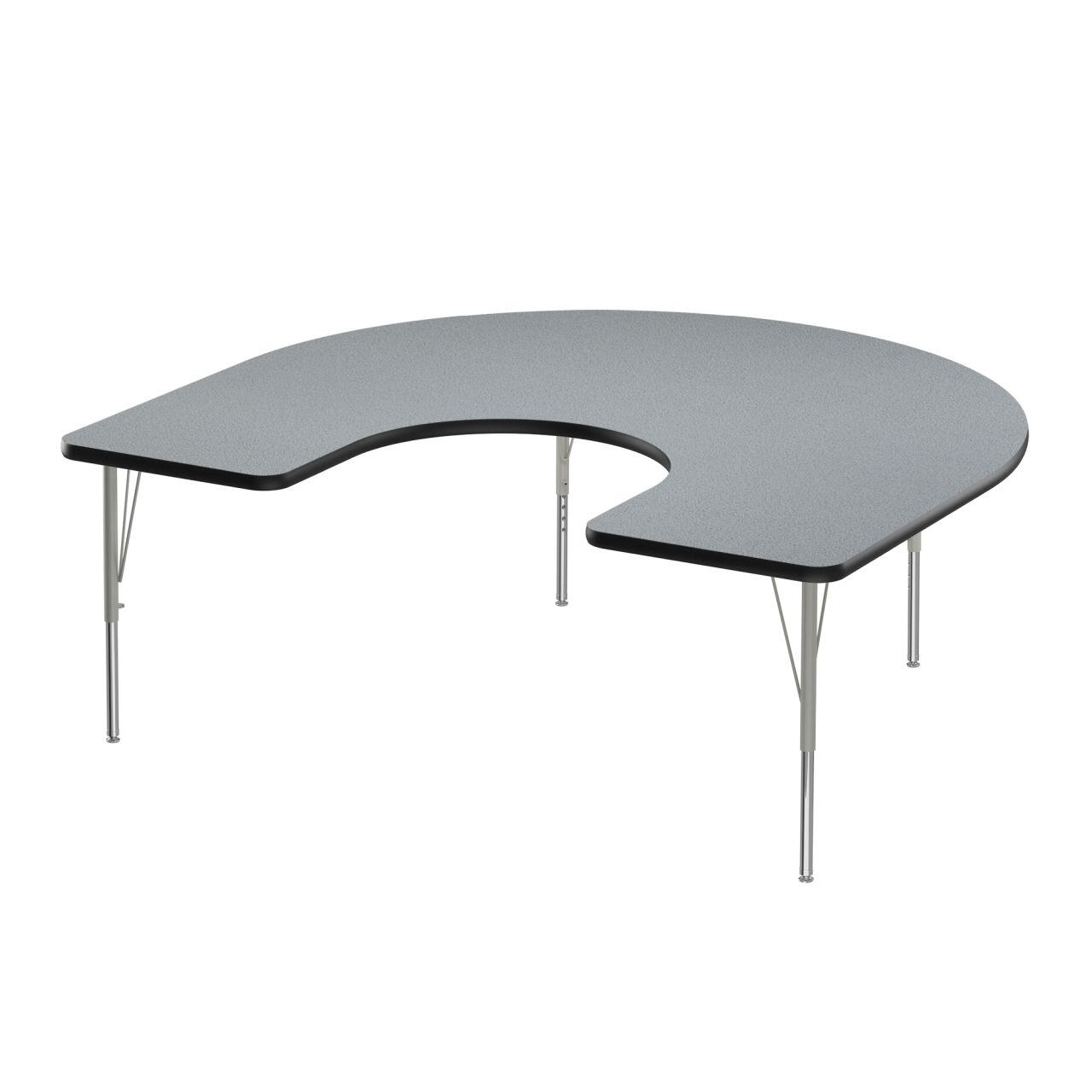 Adjustable Height Activity Tables-Horseshoe Shaped Gray Granite[https://cdn11.bigcommerce.com/s-ae8l2aaf6n/product_images/attribute_value_images/38535.preview.jpg?t=1741118992] Black[https://cdn11.bigcommerce.com/s-ae8l2aaf6n/product_images/attribute_value_images/38545.preview.jpg?t=1741118999] Silver Mist[https://cdn11.bigcommerce.com/s-ae8l2aaf6n/product_images/attribute_value_images/38556.preview.png?t=1741119007] SKU SMS-04-V28-A6066-HOR-15-14-09