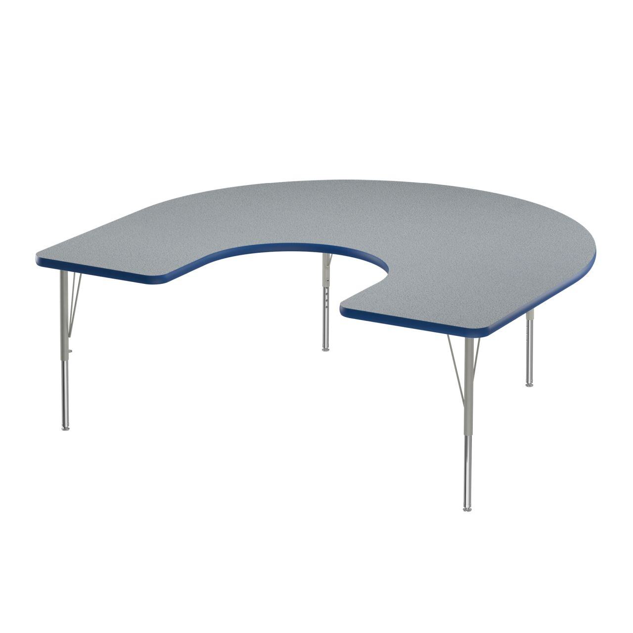 Adjustable Height Activity Tables-Horseshoe Shaped Gray Granite[https://cdn11.bigcommerce.com/s-ae8l2aaf6n/product_images/attribute_value_images/38535.preview.jpg?t=1741118992] Blue[https://cdn11.bigcommerce.com/s-ae8l2aaf6n/product_images/attribute_value_images/38547.preview.jpg?t=1741119001] Silver Mist[https://cdn11.bigcommerce.com/s-ae8l2aaf6n/product_images/attribute_value_images/38556.preview.png?t=1741119007] SKU SMS-04-V28-A6066-HOR-15-14-37
