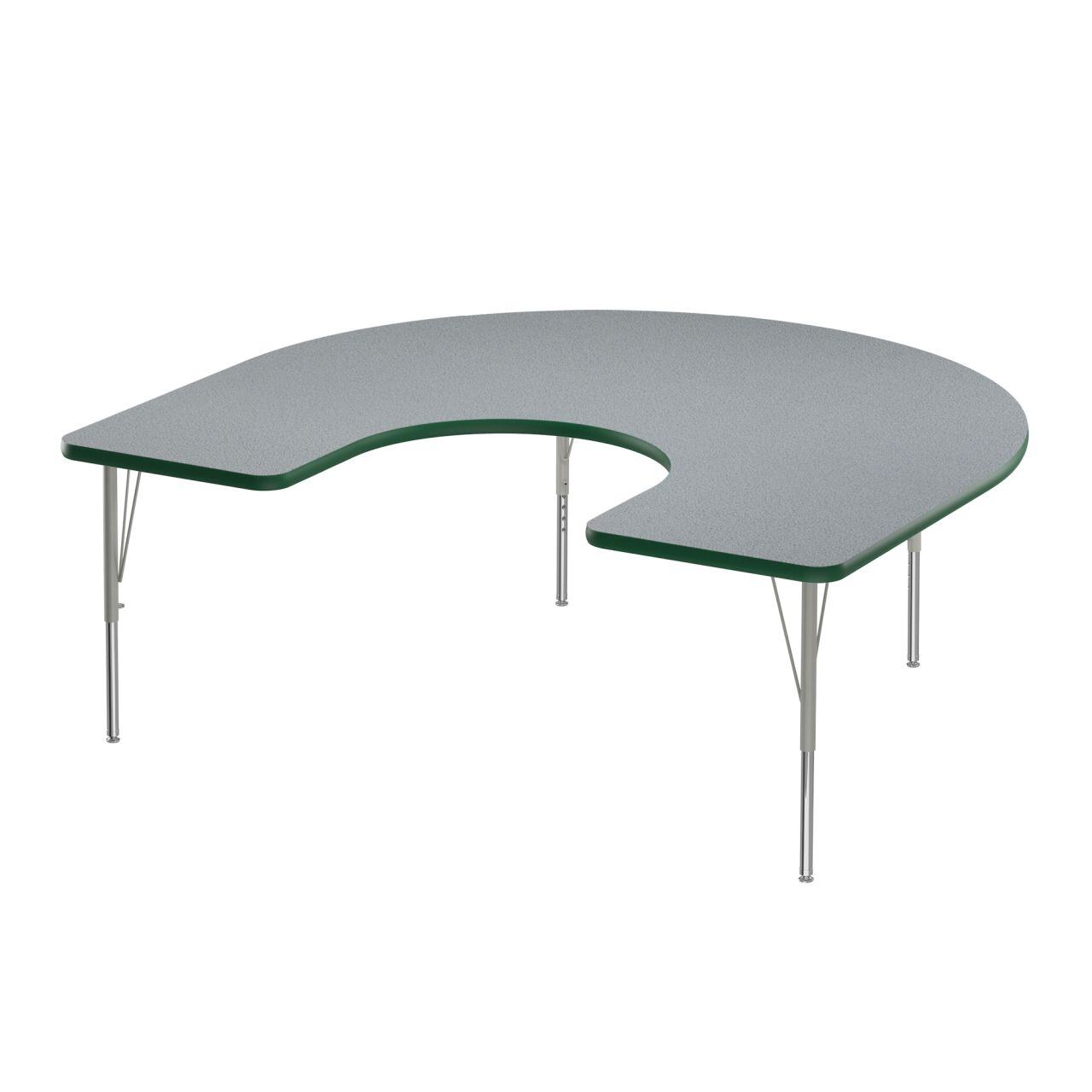 Adjustable Height Activity Tables-Horseshoe Shaped Gray Granite[https://cdn11.bigcommerce.com/s-ae8l2aaf6n/product_images/attribute_value_images/38535.preview.jpg?t=1741118992] Green[https://cdn11.bigcommerce.com/s-ae8l2aaf6n/product_images/attribute_value_images/38549.preview.jpg?t=1741119002] Silver Mist[https://cdn11.bigcommerce.com/s-ae8l2aaf6n/product_images/attribute_value_images/38556.preview.png?t=1741119007] SKU SMS-04-V28-A6066-HOR-15-14-39