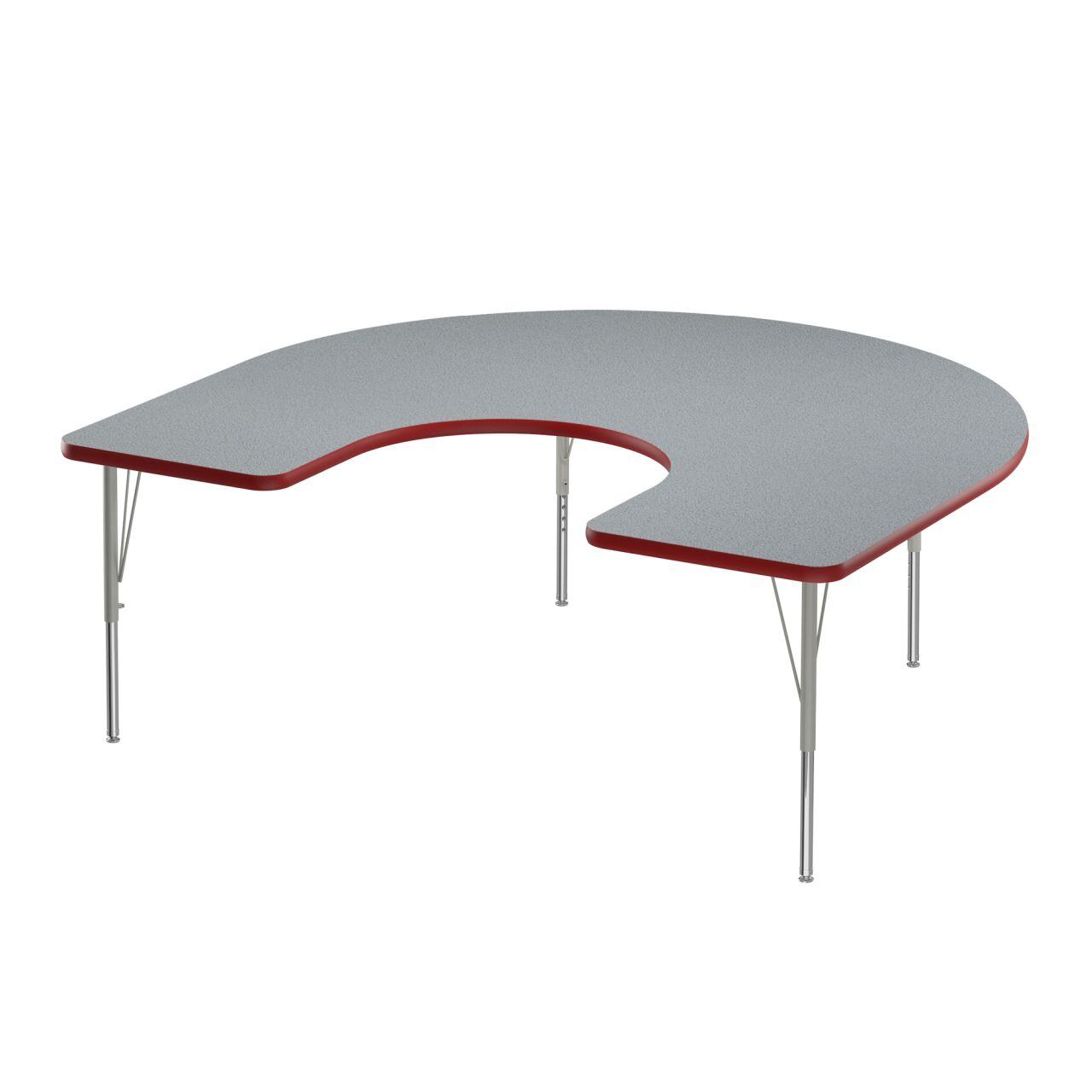 Adjustable Height Activity Tables-Horseshoe Shaped Gray Granite[https://cdn11.bigcommerce.com/s-ae8l2aaf6n/product_images/attribute_value_images/38535.preview.jpg?t=1741118992] Red[https://cdn11.bigcommerce.com/s-ae8l2aaf6n/product_images/attribute_value_images/38551.preview.jpg?t=1741119003] Silver Mist[https://cdn11.bigcommerce.com/s-ae8l2aaf6n/product_images/attribute_value_images/38556.preview.png?t=1741119007] SKU SMS-04-V28-A6066-HOR-15-14-35
