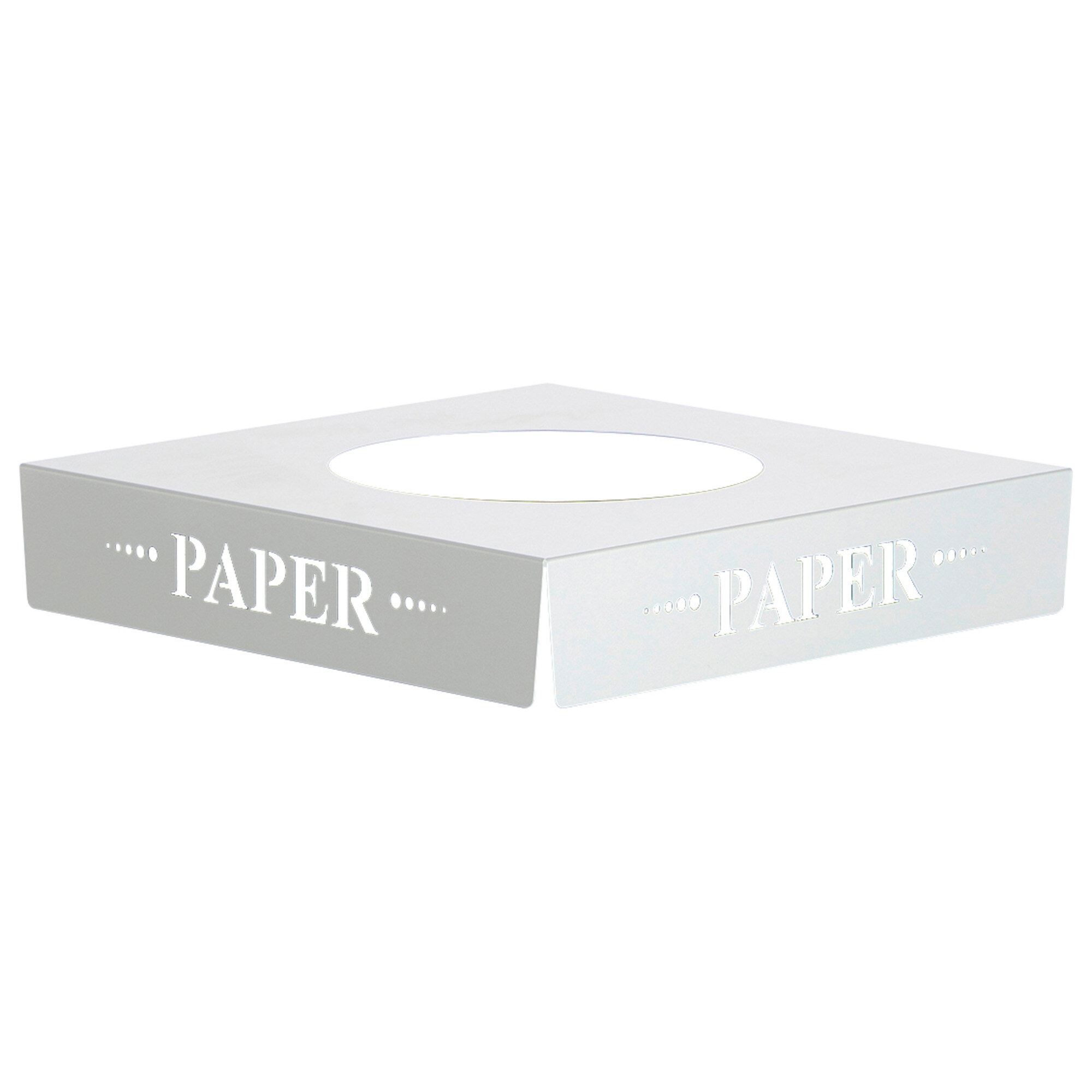 Square Recycling Lid with Inscription Paper SKU SMS-12-V37-2990PA