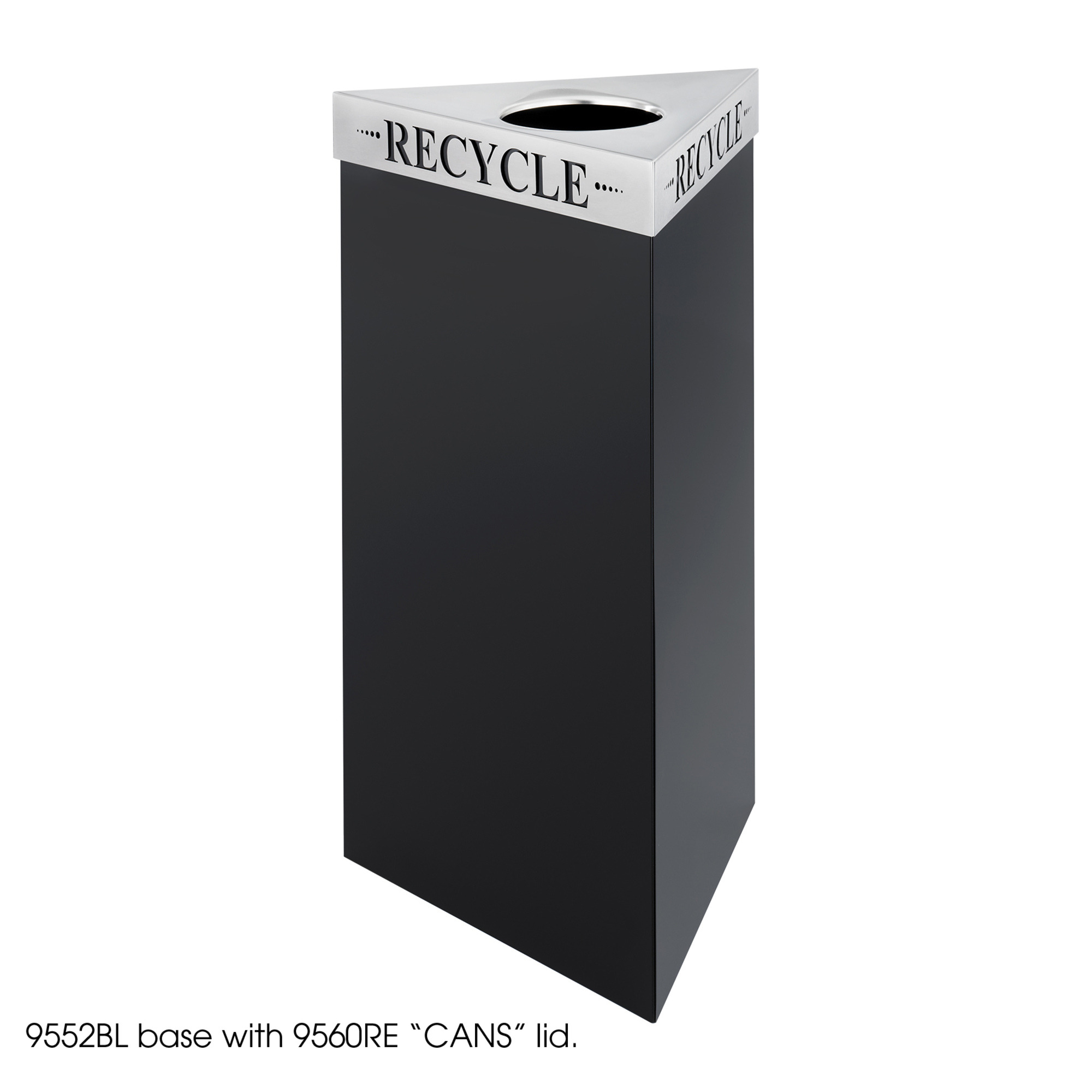 Trifecta Waste Lid for Recycling Bin Recycle SKU SMS-12-V37-9560RE