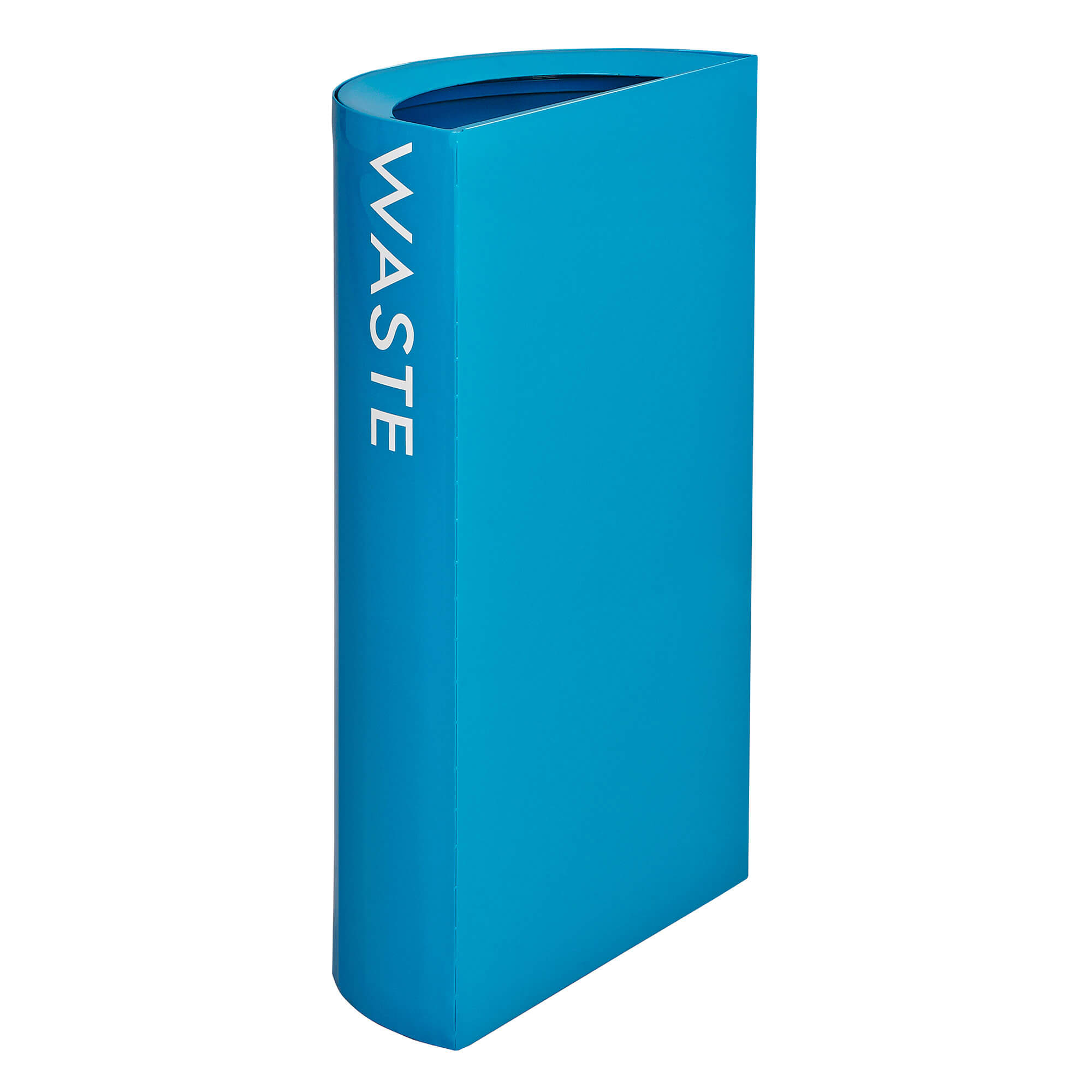 Mixx Steel Trash Can with Lid Blue[#1C2E5A] SKU SMS-12-V37-9447BU