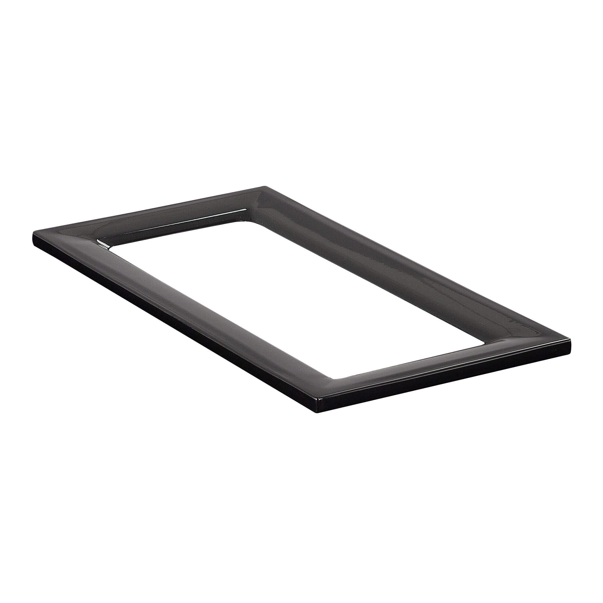 Mixx Rectangular Trash Can Lid Black[#000000] SKU SMS-12-V37-9450BL