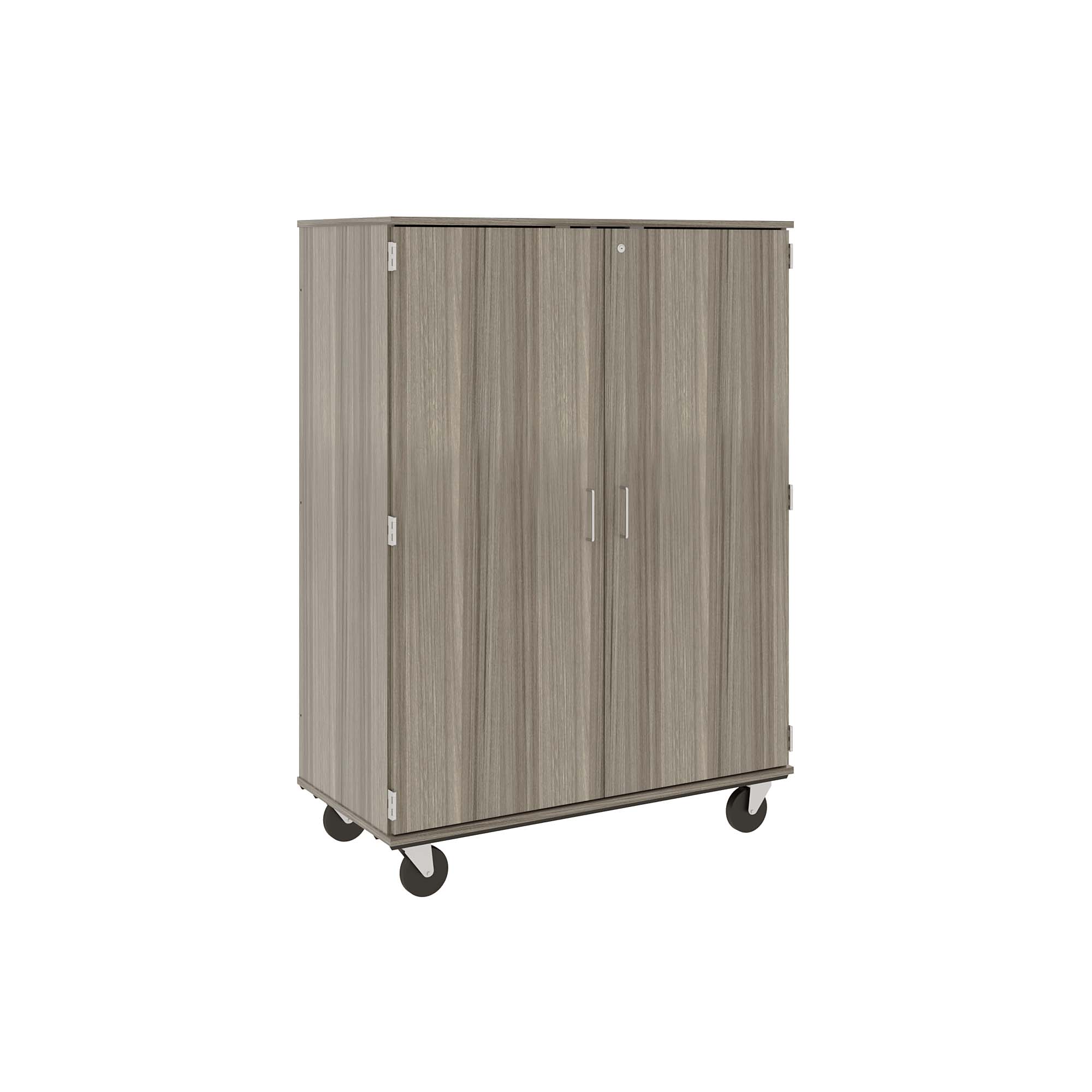 67 inch High Mobile Shelf Storage Cart with Lockable Doors Shadow Elm[https://cdn11.bigcommerce.com/s-ae8l2aaf6n/product_images/attribute_value_images/63330.preview.jpg?t=1752509763] SKU SMS-04-V127-80181-F67-W92