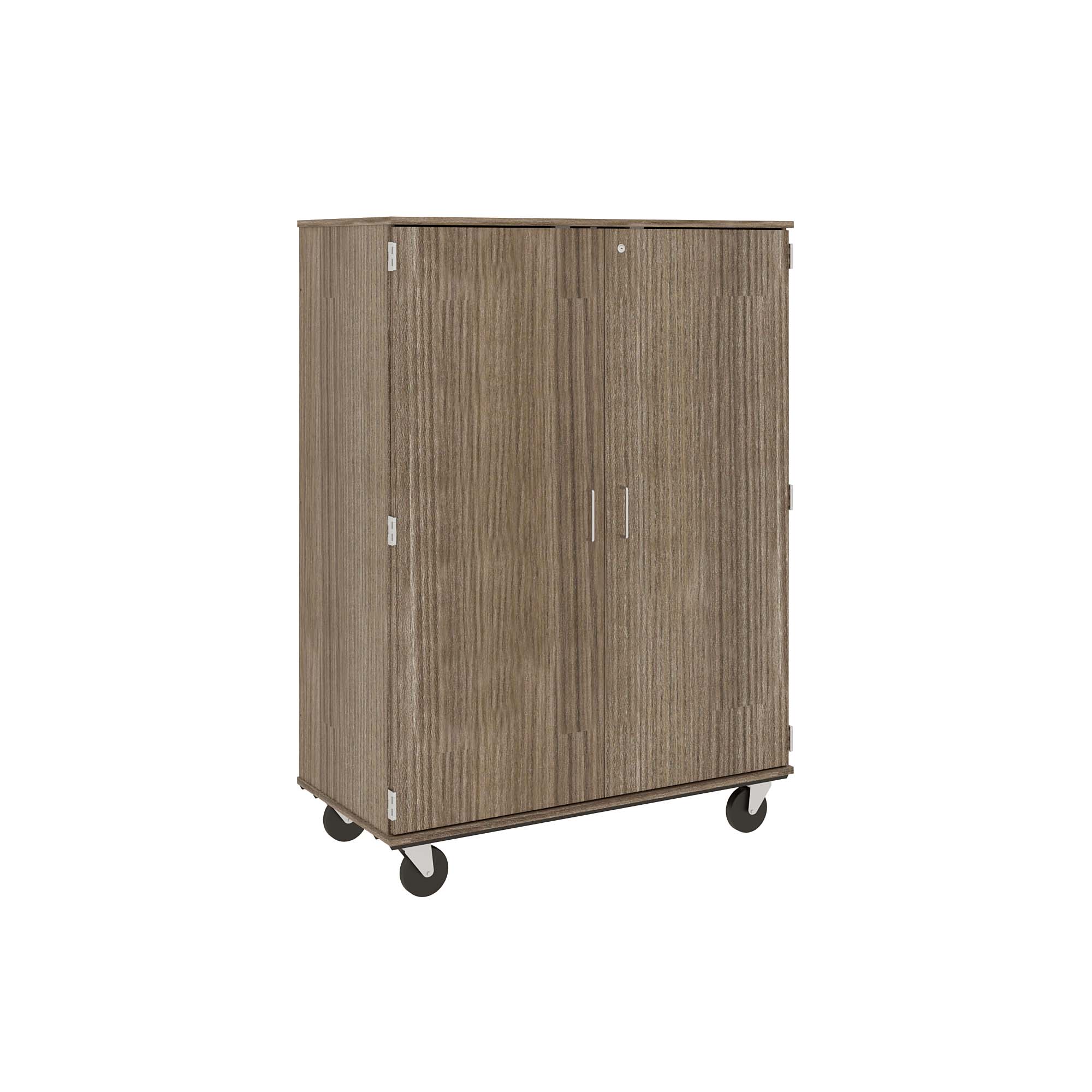 67 inch High Mobile Shelf Storage Cart with Lockable Doors Dark Elm[https://cdn11.bigcommerce.com/s-ae8l2aaf6n/product_images/attribute_value_images/63332.preview.jpg?t=1752509764] SKU SMS-04-V127-80181-F67-576