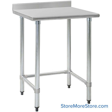 Stainless Steel Top Table 24''W x 24''D x 35.13''H - T2424GTB-BS SMS-10-V69-T2424GTB-BS