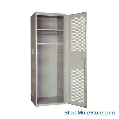 Security Locker 22''W x 24''D x 72''H - HTA422AS2PL-KL SMS-05-V39-HTA422AS2PL-KL