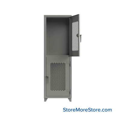 Heavy Duty Lockers 24''W x 24''D x 75''H - 26-2H-24-2T-L SMS-05-V03-26-2H-24-2T-L