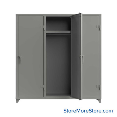 Heavy Duty Lockers 72''W x 24''D x 75''H - 66-3D-24-1T-L SMS-05-V03-66-3D-24-1T-L