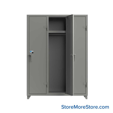 Heavy Duty Lockers 54''W x 18''D x 75''H - 4.66-3D-18-1T-L-NX-ST SMS-05-V03-4.66-3D-18-1T-L-NX-ST