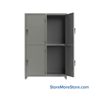 Heavy Duty Lockers 48''W x 24''D x 75''H - 46-4D-24-2T-L SMS-05-V03-46-4D-24-2T-L