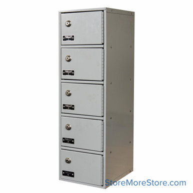 Cell Phone Locker 9''W x 12''D x 30.5''H - UCTL192(30)-5A-K-PL SMS-05-V39-UCTL192(30)-5A-K-PL