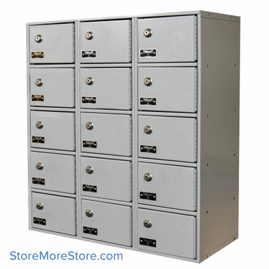 Cell Phone Locker 27''W x 12''D x 30.5''H - UCTL392(30)-5A-K-PL SMS-05-V39-UCTL392(30)-5A-K-PL