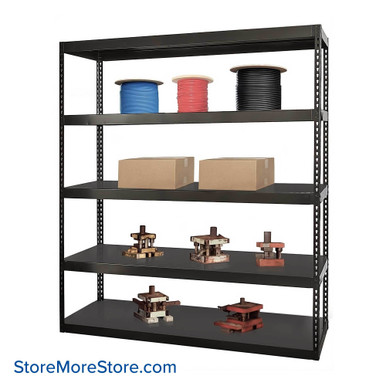 Heavy Duty Industrial Shelving 48''W x 24''D x 84''H - HCR482484-5ME SMS-08-V39-HCR482484-5ME