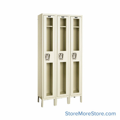 See Through Lockers 36''W x 15''D x 78''H - USV3258-1PT-CL SMS-05-V39-USV3258-1PT-CL