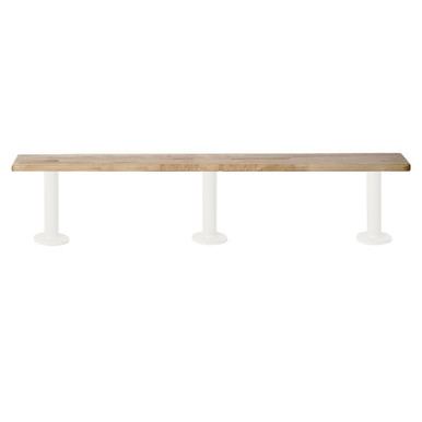 Locker Room Bench 144''W x 9.5''D x 1.25''H - MBT144 SMS-10-V39-MBT144