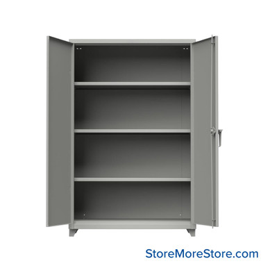 Industrial Metal Cabinet with Glass Doors 48''W x 24''D - 46-244-L-AT SMS-01-V03-46-244-L-AT
