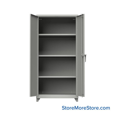 Industrial Metal Cabinet with Glass Doors 36''W x 24''D - 36-243-L-BFH SMS-01-V03-36-243-L-BFH