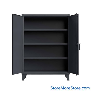 Industrial Metal Cabinet with Glass Doors 36''W x 24''D - 35-243-AT SMS-01-V03-35-243-AT