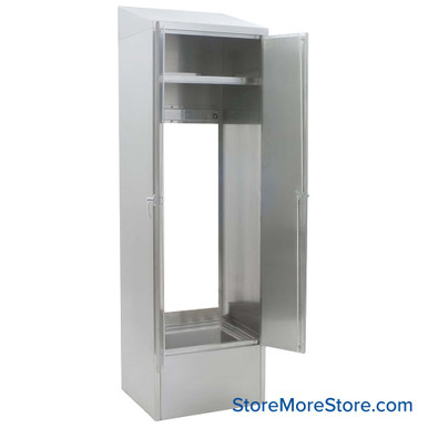Mop Sink Cabinet 22.25''W x 25''D x 84.25''H - F1916-VSCS SMS-01-V69-F1916-VSCS