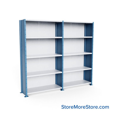 Heavy Duty Metal Shelving 100''W x 18''D x 87''H - SCH0961887-XD5 SMS-08-V39-SCH0961887-XD5