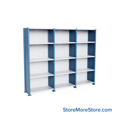 Heavy Duty Metal Shelving 112''W x 18''D x 87''H - SCH1081887-XD5 SMS-08-V39-SCH1081887-XD5