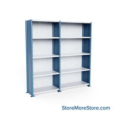 Heavy Duty Metal Shelving 88''W x 18''D x 87''H - SCH0841887-XD5 SMS-08-V39-SCH0841887-XD5