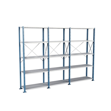 Heavy Duty Metal Shelving 124''W x 18''D x 87''H - SOH1201887-XD5 SMS-08-V39-SOH1201887-XD5