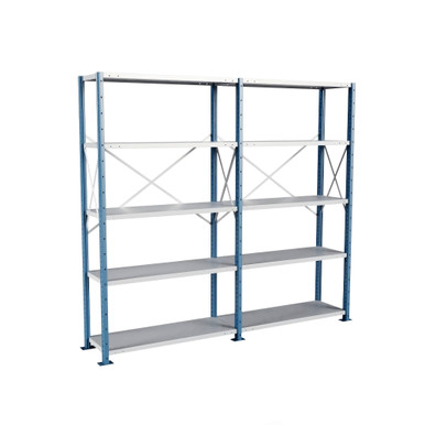 Heavy Duty Metal Shelving 100''W x 18''D x 87''H - SOH0961887-HD5 SMS-08-V39-SOH0961887-HD5